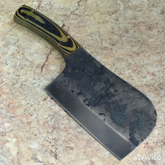 Тяпка-1 кованая фултанг х12мф микарта (под заказ)
