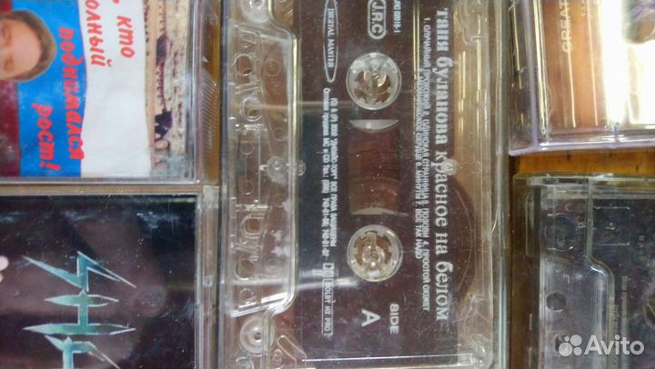 Кассеты магнитофонные студийная запись музыкальные