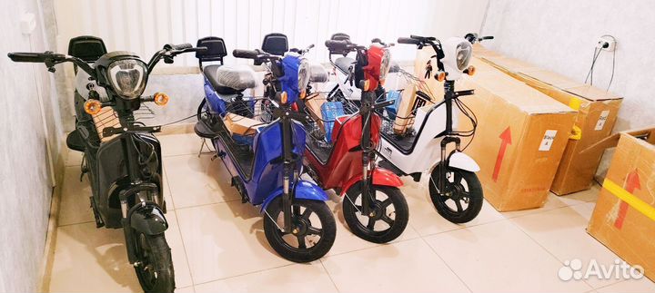Электроскутер Электровелосипед NEW