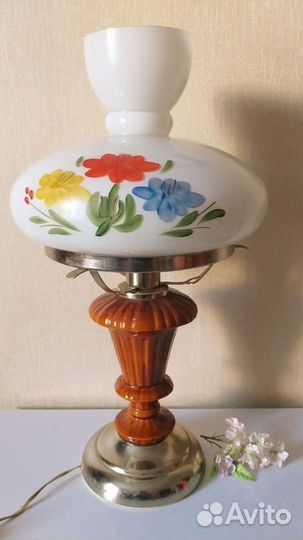 Лампа настольная винтаж СССР