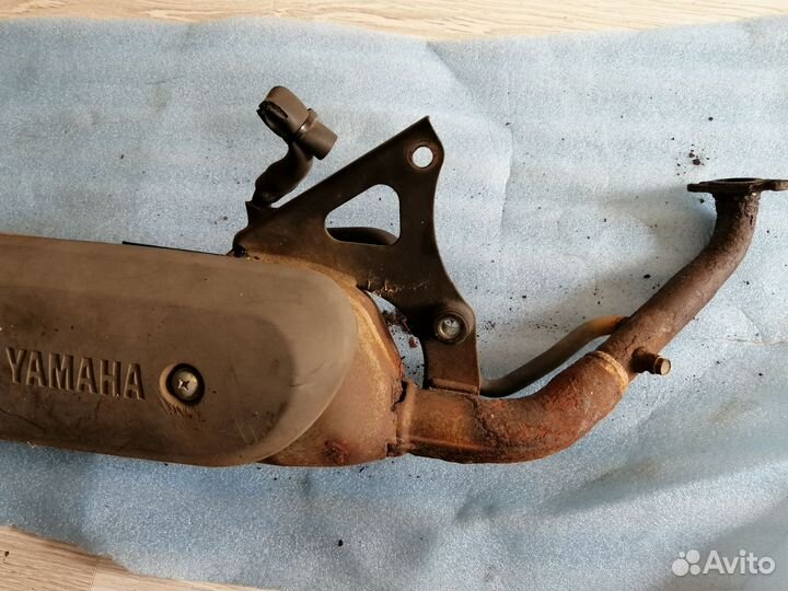 Глушитель с беспробежного мопеда Yamaha Jog