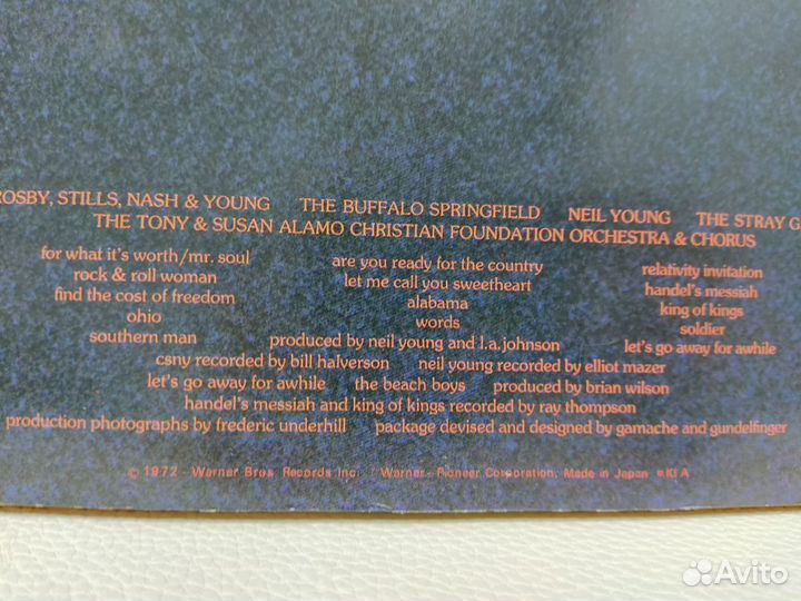 Journey Through The Past Sound Track Neil Young