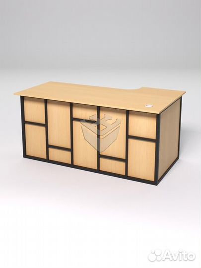 Стол эргономичный офисный сэ-17А (левосторонний) &