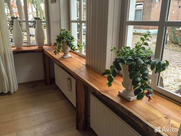 Подоконник деревянный