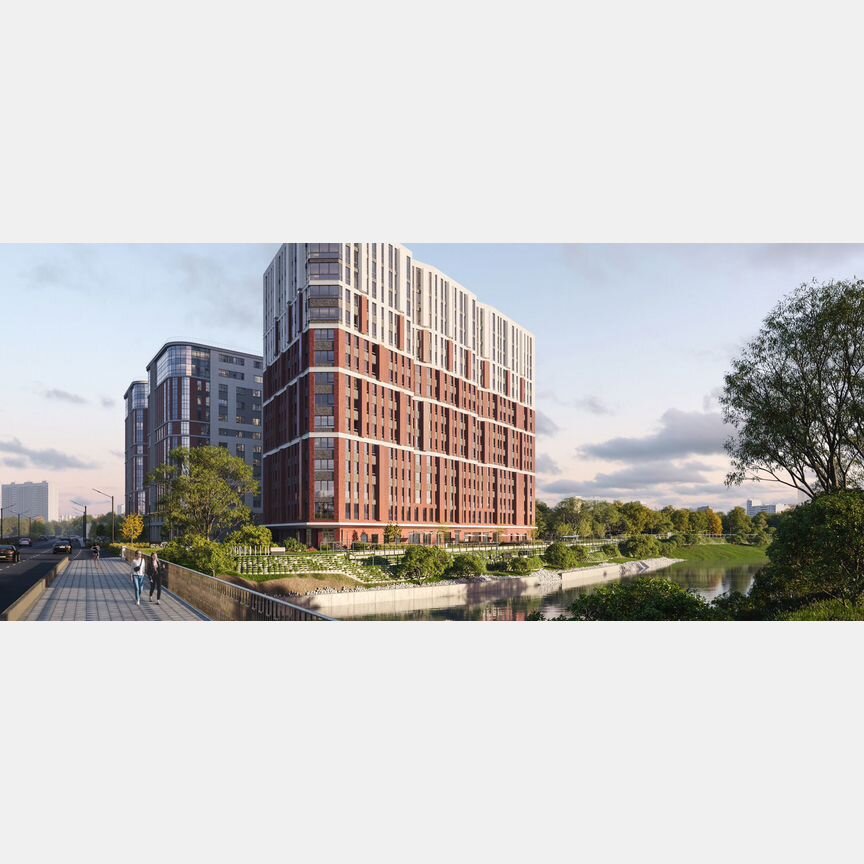 1-к. апартаменты, 39,5 м², 9/15 эт.