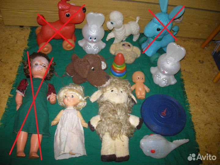 Игрушки СССР мозаика собака ослик мыши самовывоз