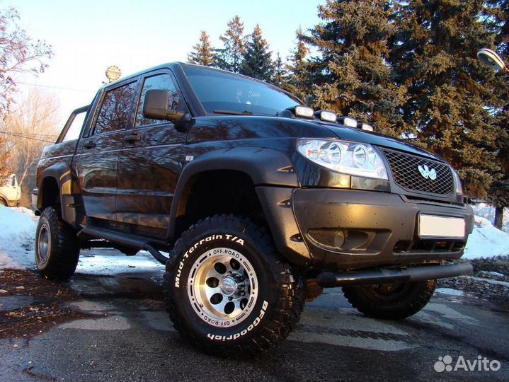 Расширители колёсных арок УАЗ Патриот пикап