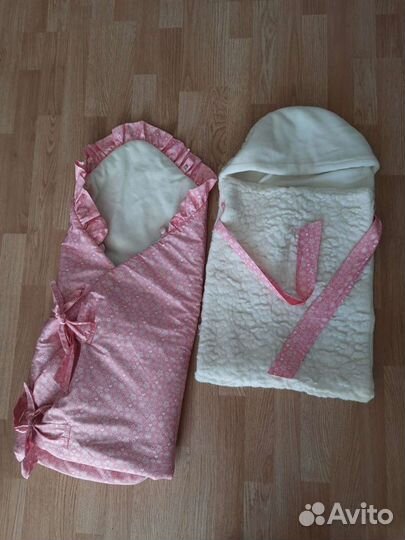 Конверт на выписку для девочки весна осень