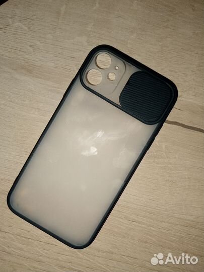 Чехол на iPhone 11 прозрачный с защитой для камеры