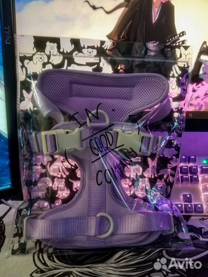 Прогулочная шлейка