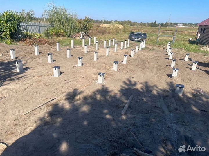 Забивные сваи.Монтаж под ключ за 1 день