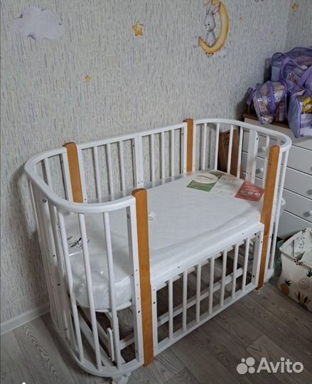 Детская кроватка трансформер для новорожденного