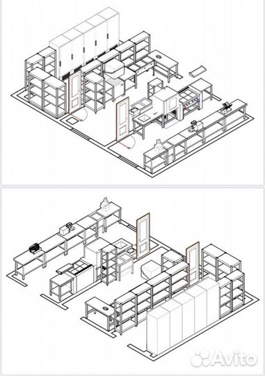 Стол для салатов hicold SLE2-11GN (1/6) З C крышк