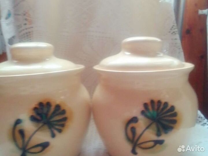 Керамическая посуда.Горшочки для запекания