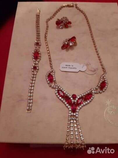 Колье ожерелье Чехия Яблонекс