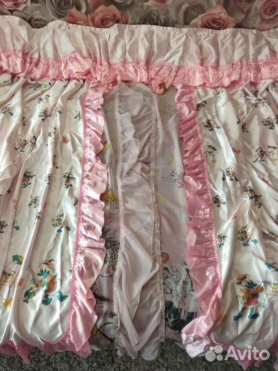 Штора+тюль+ламбрекен+держатель для штор