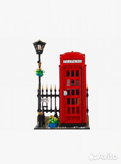 Аналог 21347 lego Ideas Красная телефонная будка