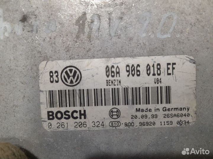Блок управления двигателя Volkswagen Bora V-2.0