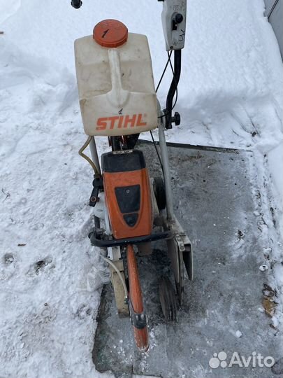 Бензорез stihl ts800 с телегой