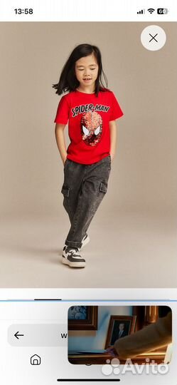 Футболка для мальчика H&M 98/104, 134/140