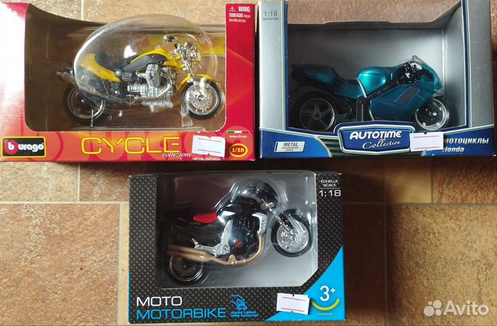 Модель мотоцикла, чоппер