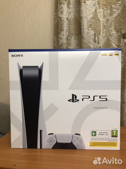 Коробка от sony playstation 5