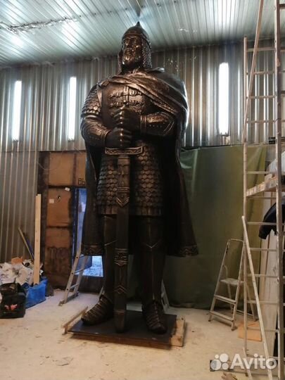 Изготовление скульптур. Александр Невский 4 метра