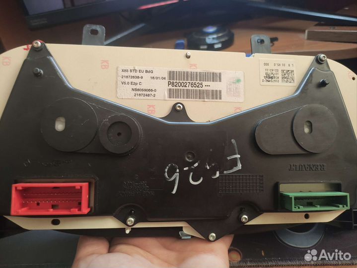 Приборная панель clio 2 рест