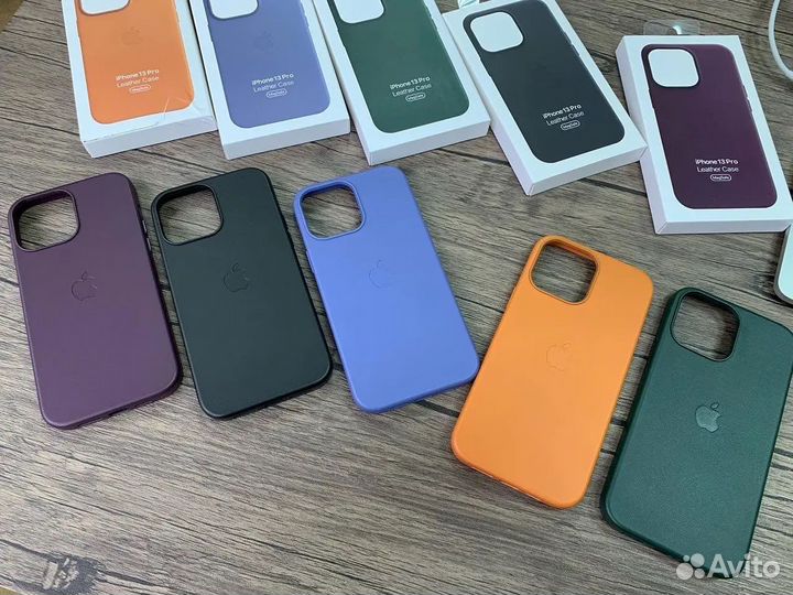 Чехол на iPhone 11/14/14pro/14pro max кожаный