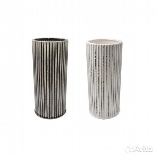 Ваза для цветов h - 26 см d - 11,5 см микс, керами