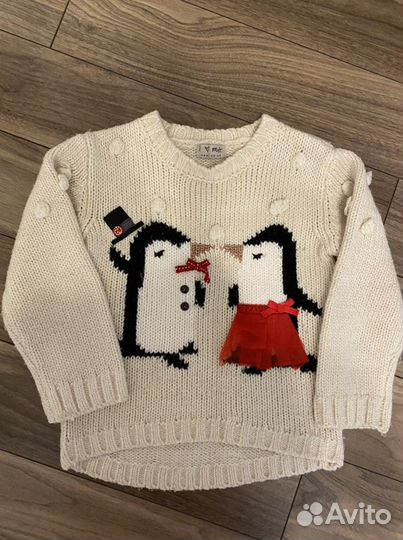 Новогодние свитер и штаны 122