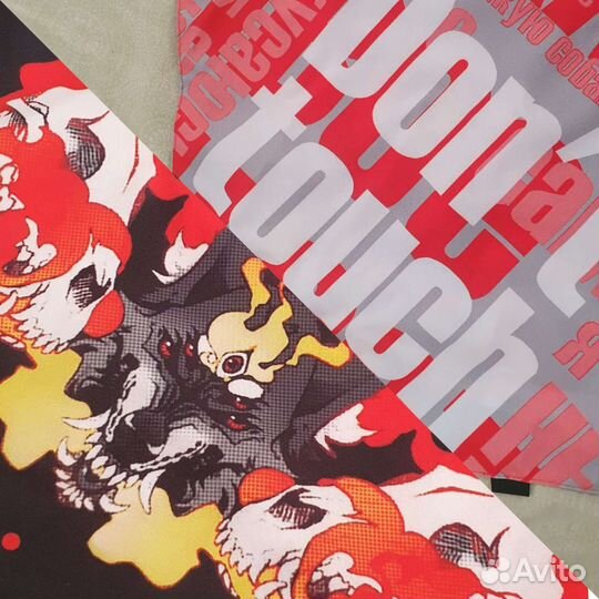 Двусторонняя бандана для средних/крупных собачек