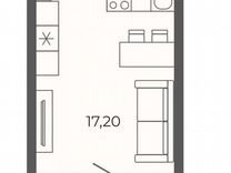 Квартира-студия, 24,1 м², 9/26 эт.
