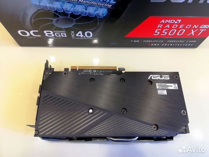 Продам asus Dual Radeon RX 5500 XT EVO OC 8GB 128b