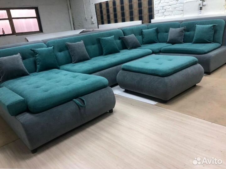 П образный диван на заказ
