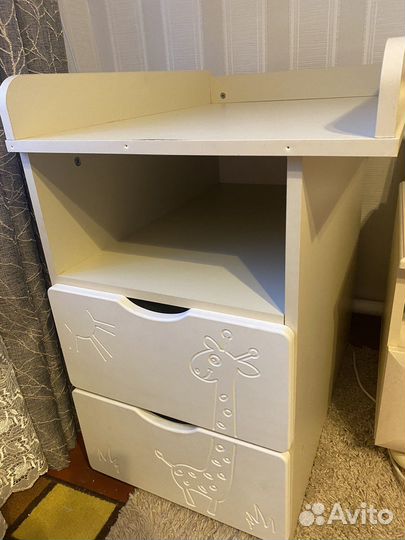 Детская кроватка трансформер с комодом