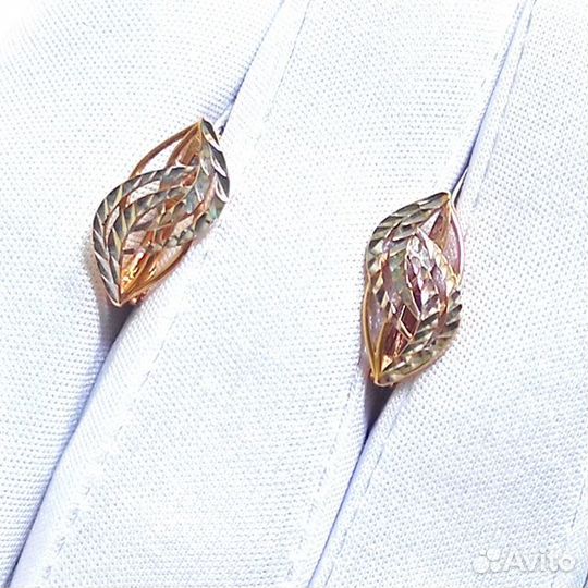 Золотые серьги