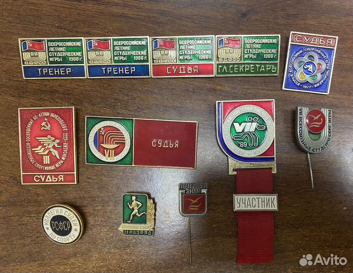 Значки спортивные