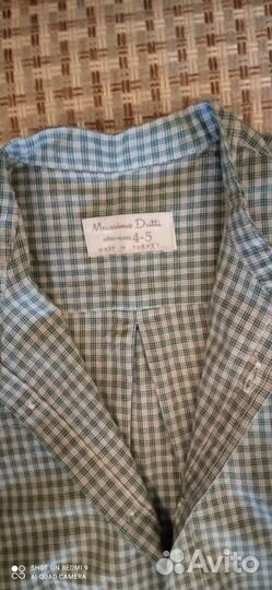 Рубашка для мальчика размер 110 размер