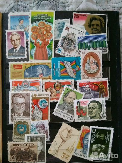 Марки СССР и Европа, Америка, Азия, 70-80 гг