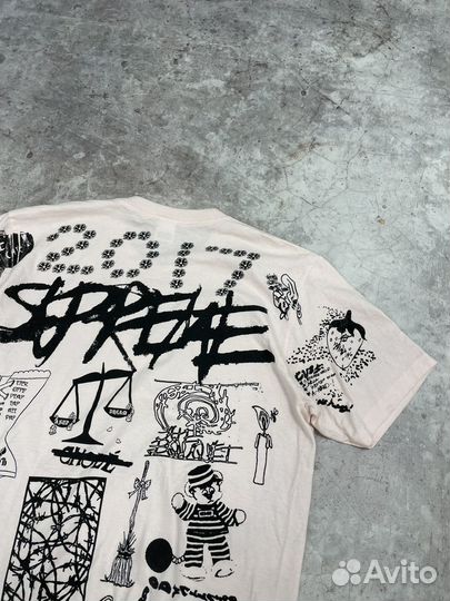 Supreme Dream Tee Pale Pink SS17 Футболка оригинал