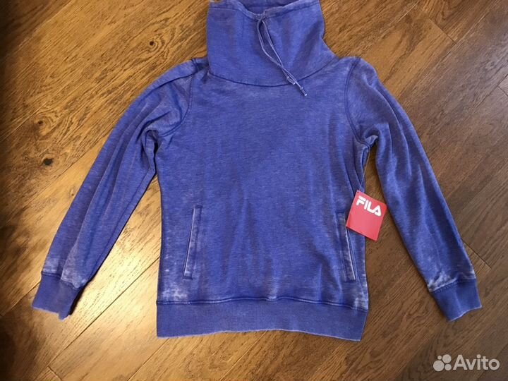 Fila толстовка-худи в винтажном стиле.оригинал