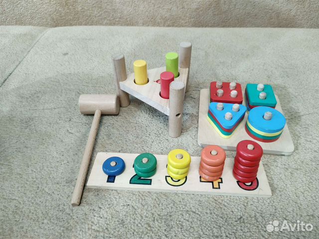 Развивающие деревянные игрушки