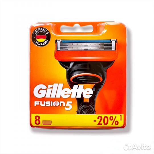 Лезвия для бритвы Gillette Fusion 4шт, 8шт
