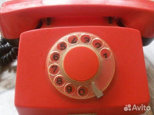 Старый телефон дисковый СССР