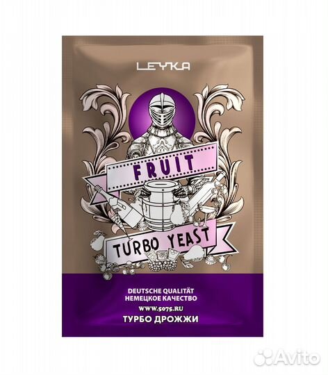 Турбо дрожжи leyka fruit 68 г