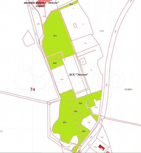 Участок 3,93 га (промназначения)