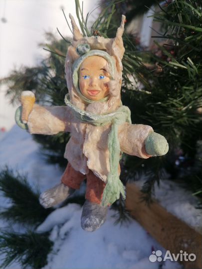 Ватная игрушка сувенирная