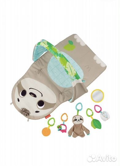 Развивающий коврик fisher price ленивец