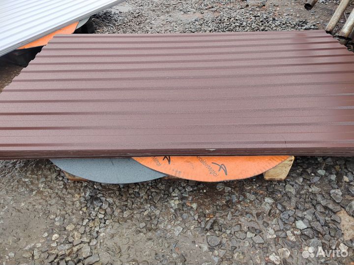 Профнастил цинк окрашенный и тд